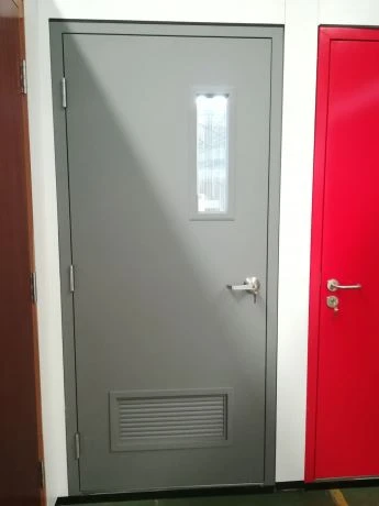 Stalen deur met glas UL1.5hr